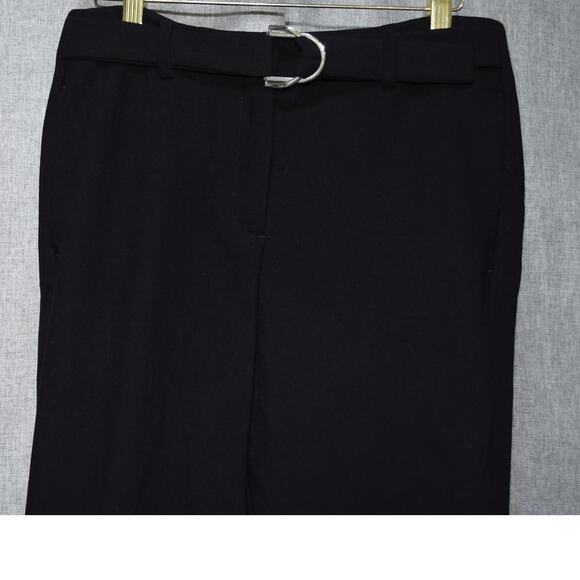 Maje Black Slim Pants with Belt Women’s Size 38 (US 6) - Picture 2 of 4